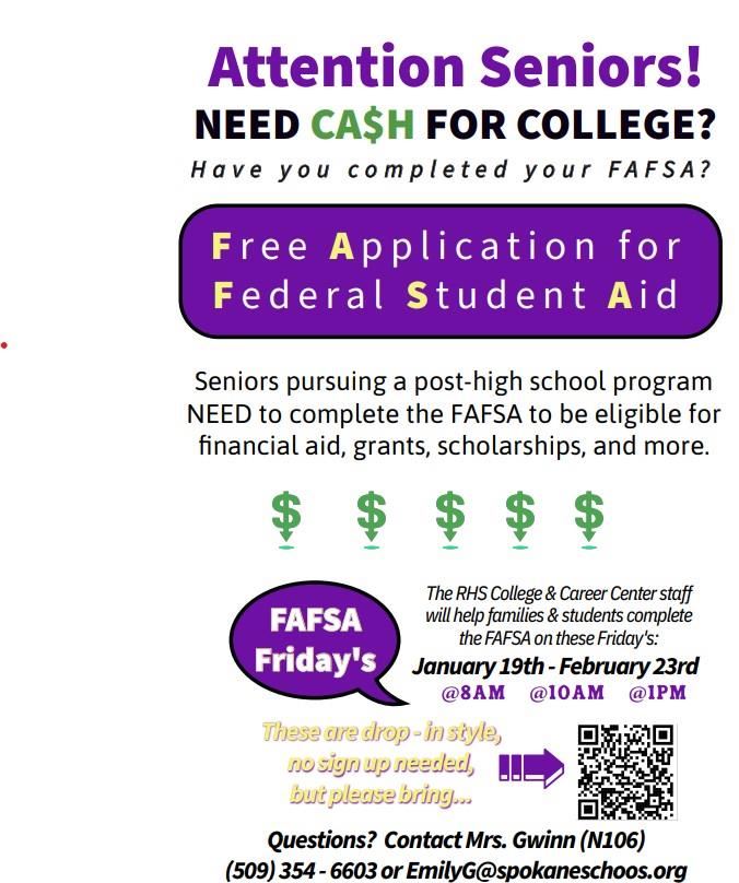 FAFSA Friday Events